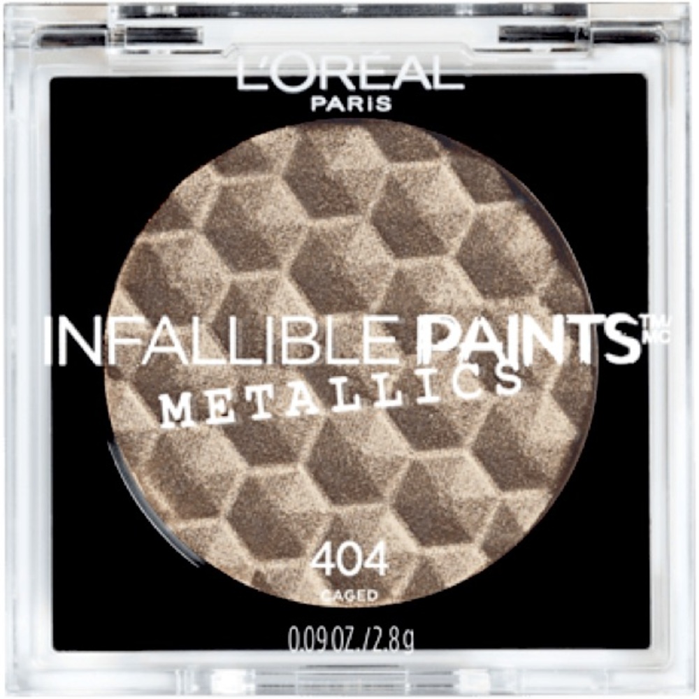 L’Oreal Paris Infallible Paints Metallic Eye Shadow; shade 404 Caged